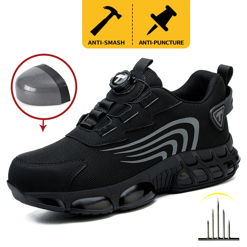 Sewing Garment - Safety shoes, new style rotary buckle