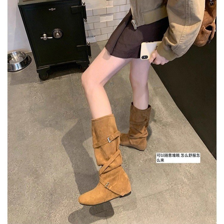 Sewing Nylon - Knight boots women 2026 new British