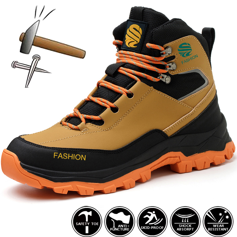 Sewing Garment - Steel Toe Safety Shoes Work Boots