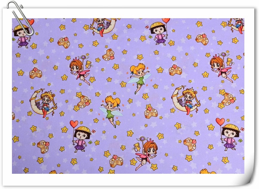 Sailor Moon Stars Cartoon Girl - Textile And Sewing Materials avaliação e preço