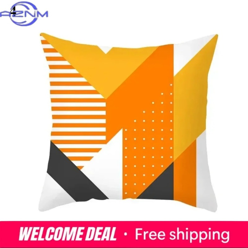 Boho Orange Abstract Cushion C - Century Textile & Sewing Supply Hours avaliação e preço