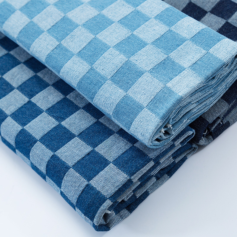 Cotton Jacquard Denim Fabric P - Sewing By avaliação e preço
