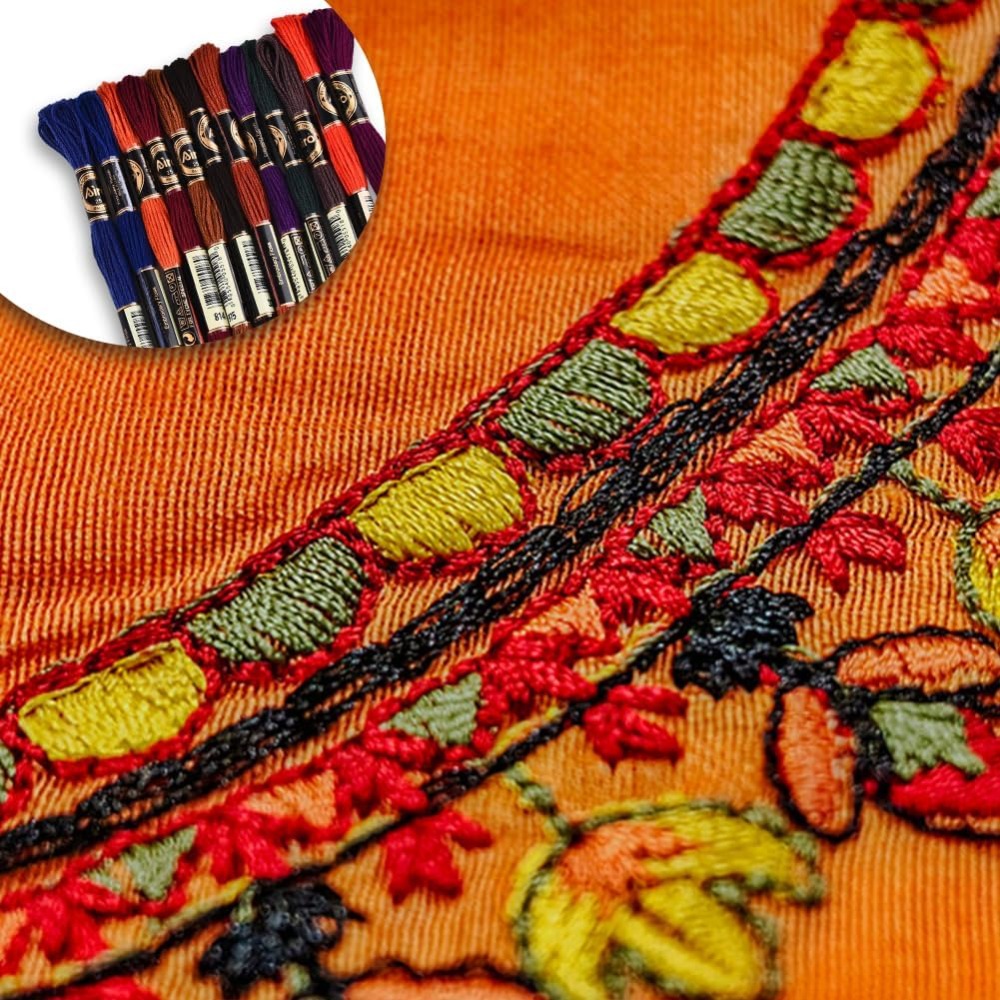 12 Skeins 6 Strands Hand Varie - Embroidery Floss Thread avaliação e preço