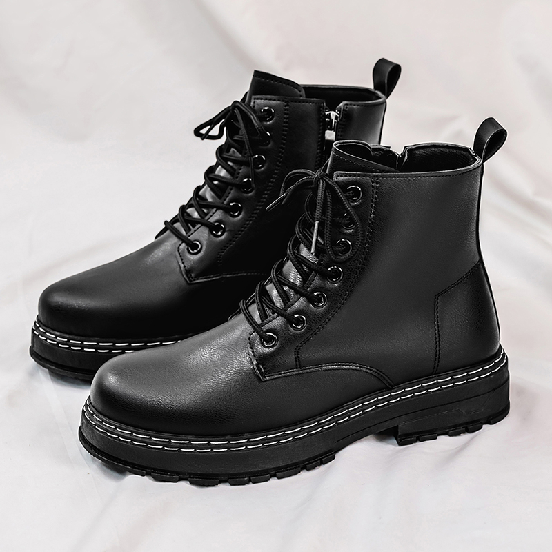 Men's 4-Season Black Patent Le - Sewing Garment avaliação e preço