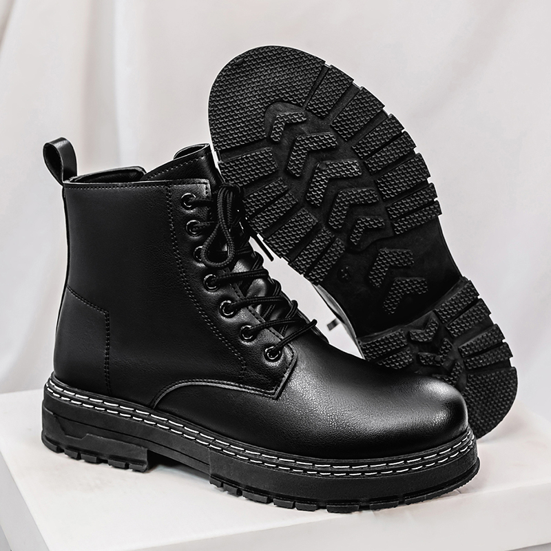 Men's 4-Season Black Patent Le - Sewing Garment avaliação e preço