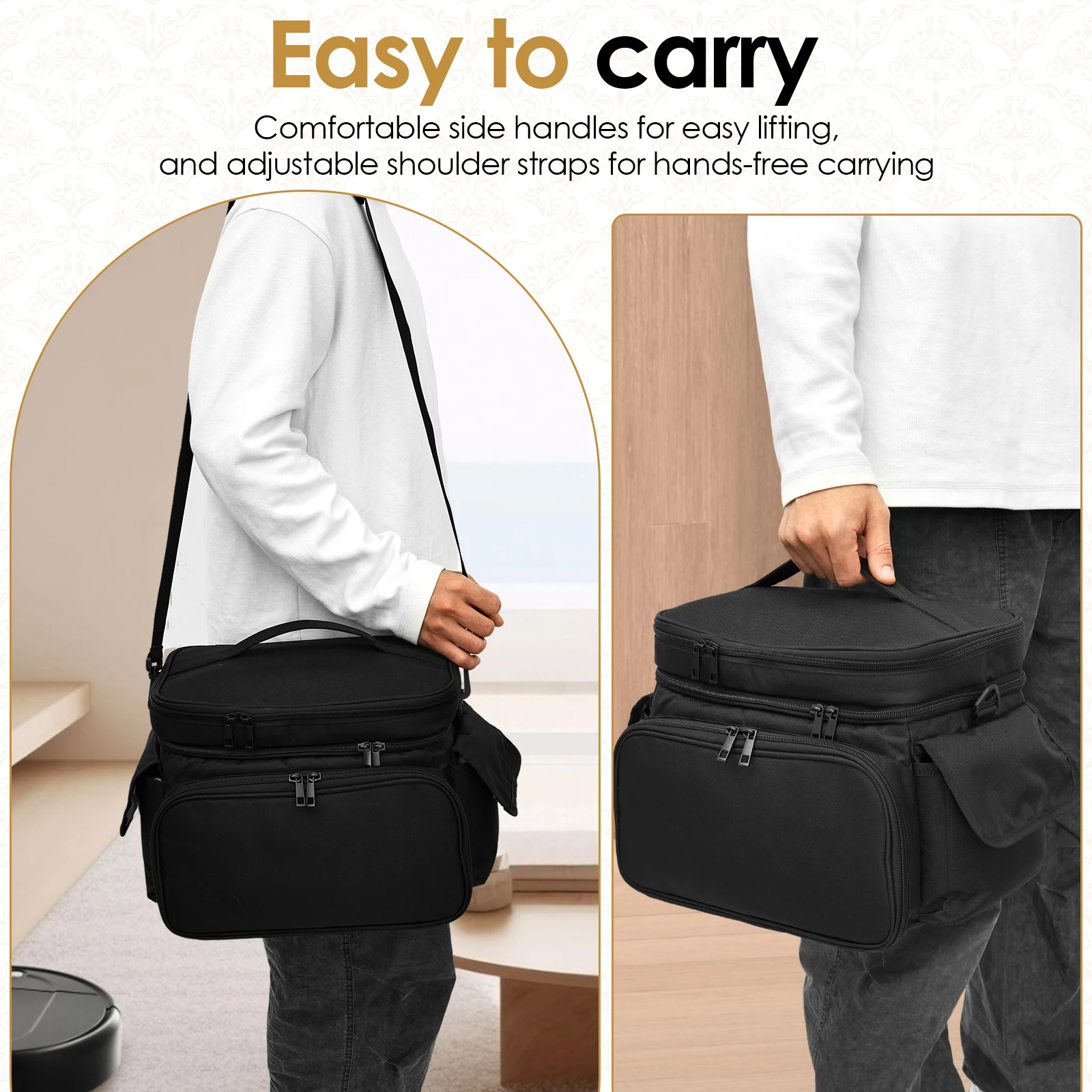 Large Sewing Bag Wool Knitting - Textile Sewing Kit avaliação e preço