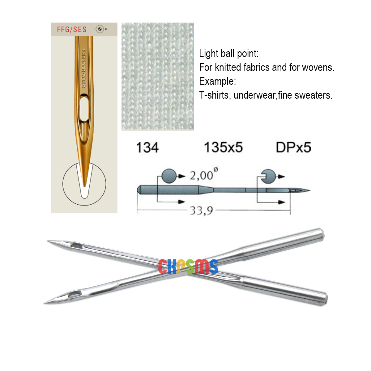 100PCS Groz-Beckert 134R 135X5 - Industrial Textile Sewing Machine avaliação e preço