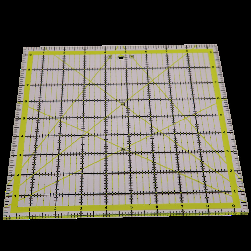 4Pcs Square Acrylic Quilting R - Quilting Ruler Square avaliação e preço