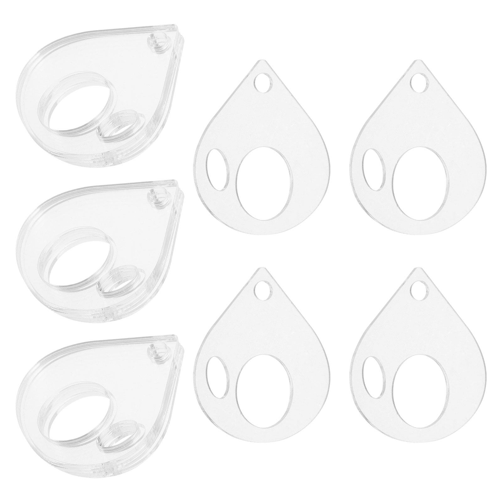20Pcs Acrylic Bobbins Clear Th - Embroidery Floss Thread avaliação e preço