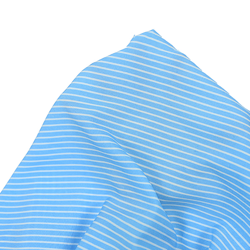 Striped Chiffon Fabric Opaque  - Sewing By avaliação e preço