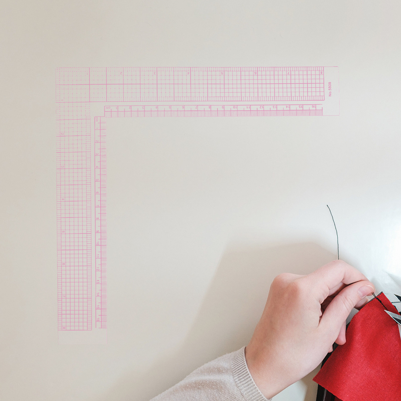 Plastic L Right Angle Sewing R - Quilting Ruler Square avaliação e preço