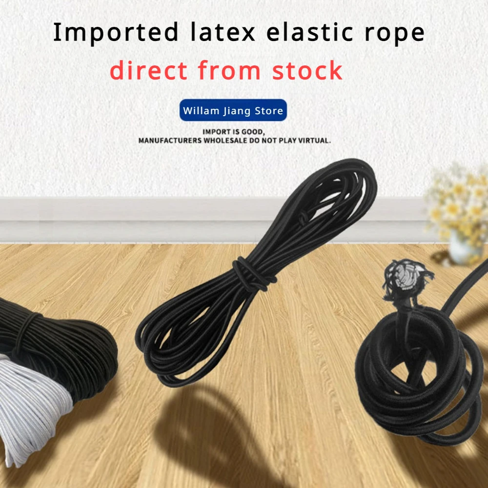 3/4/5/6/8MM Black Strong Elast - Sewing Necessities avaliação e preço