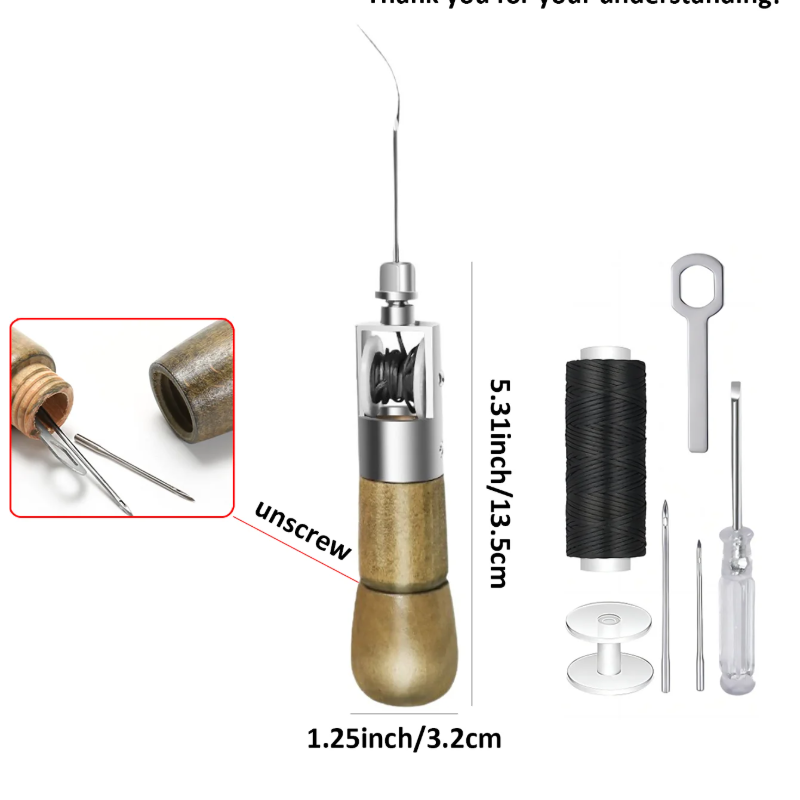 Professional Leather Sewing Aw - Textile Sewing Kit avaliação e preço