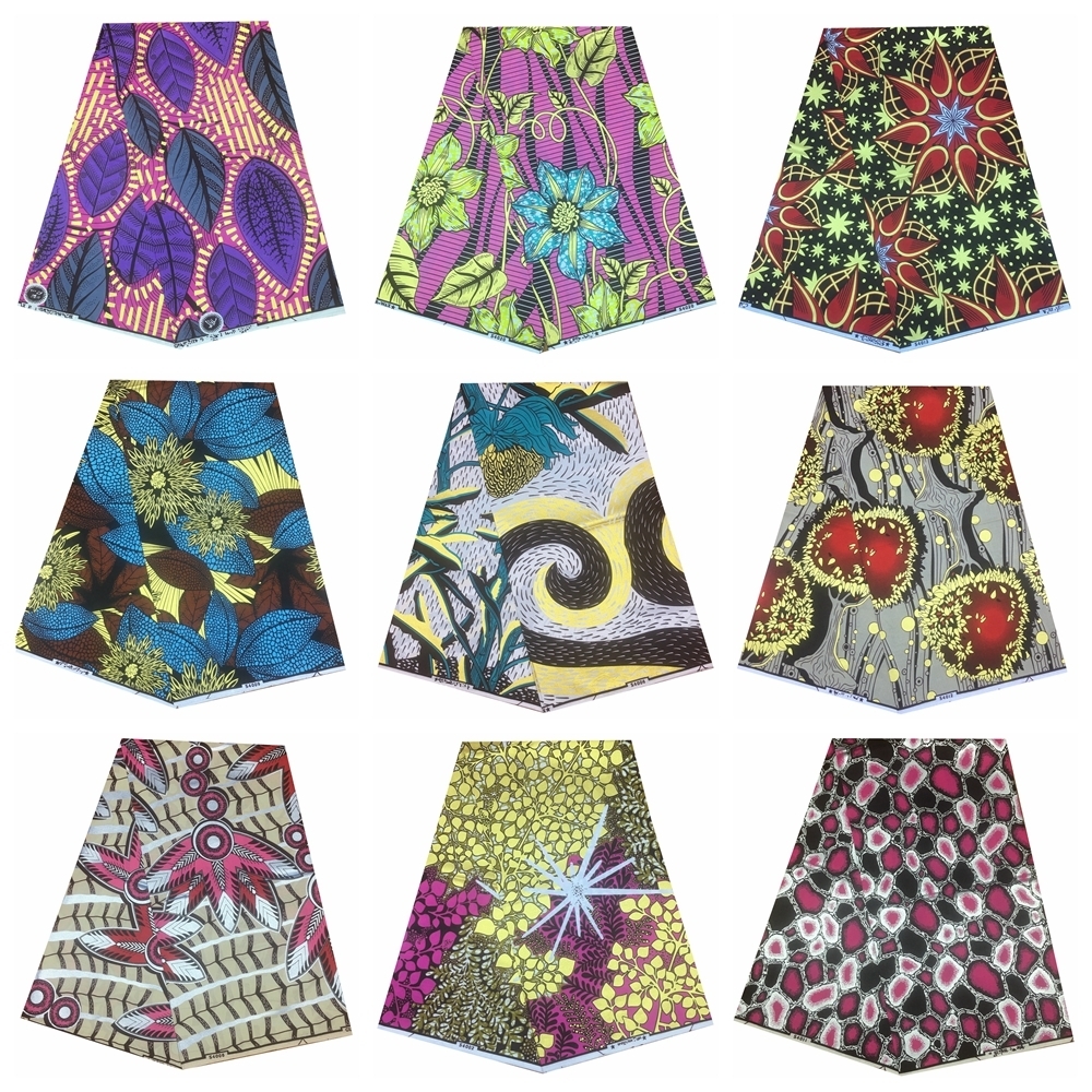Ankara African Real Golden Wax - Sewing Batik Fabric avaliação e preço