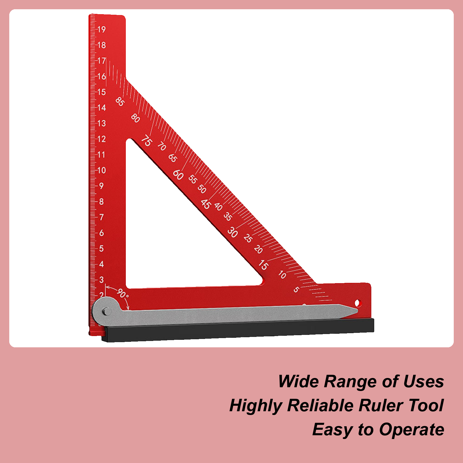 Woodworking Square Right Angle - Quilting Ruler Square avaliação e preço