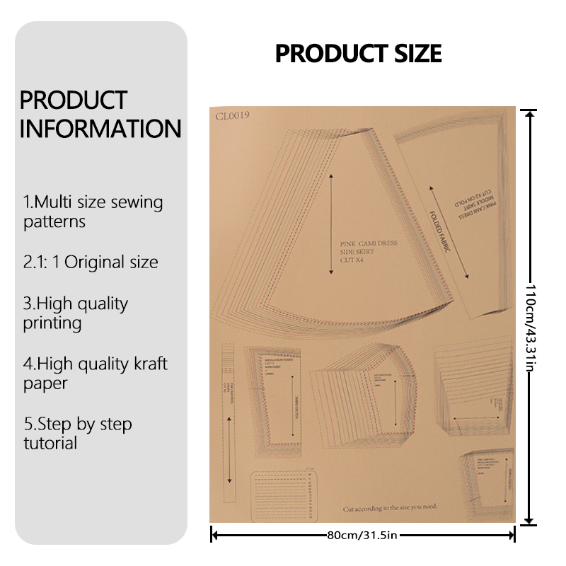 Sewing patterns for women's fl - Textile Sewing Patterns avaliação e preço