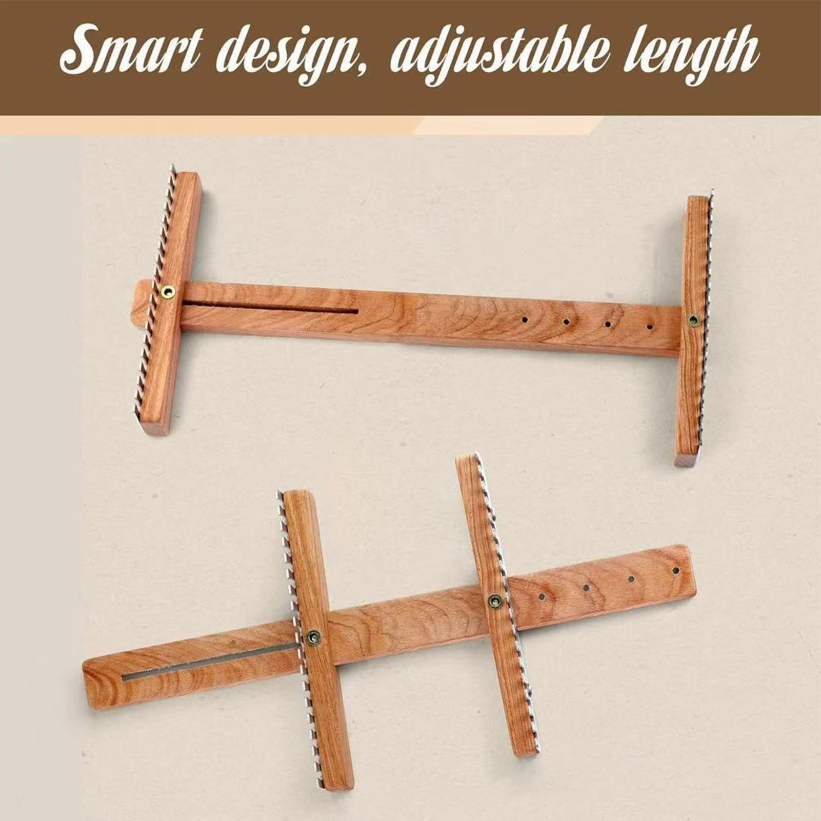 Weaving Loom Adjustable Wooden - Sewing Gathering avaliação e preço