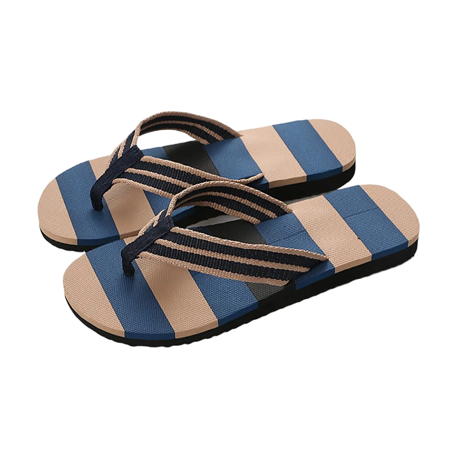 New Men's Slippers Men Summer  - Sewing Nylon avaliação e preço