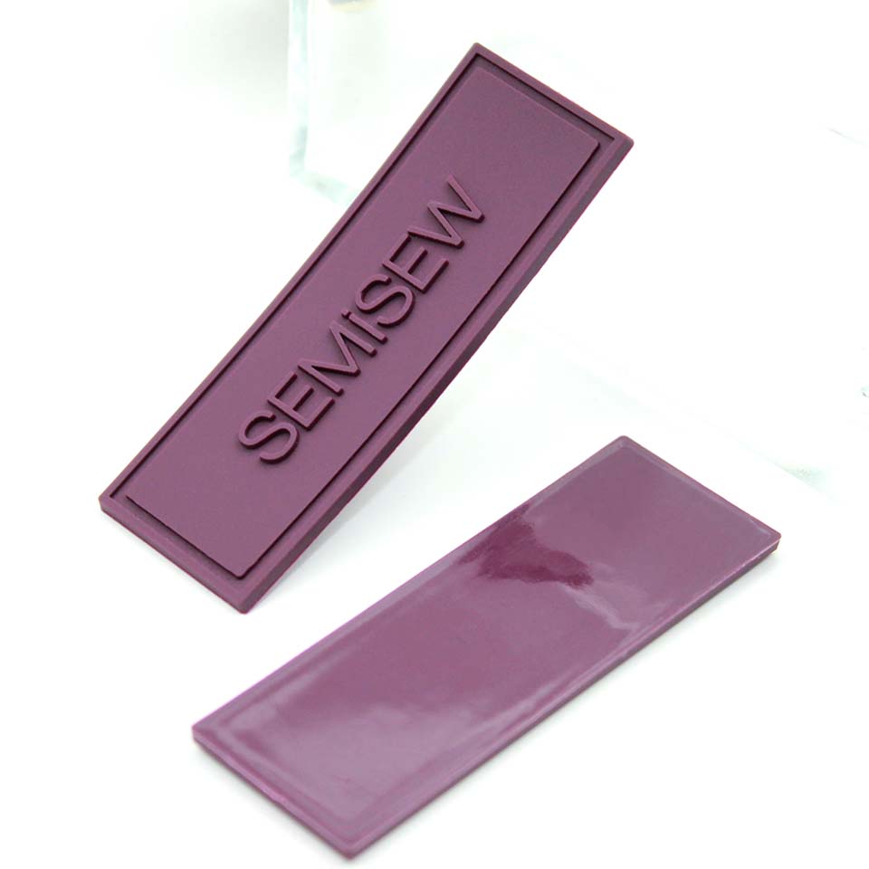 Recycled Custom PVC Patch Sili - Sewing Label avaliação e preço