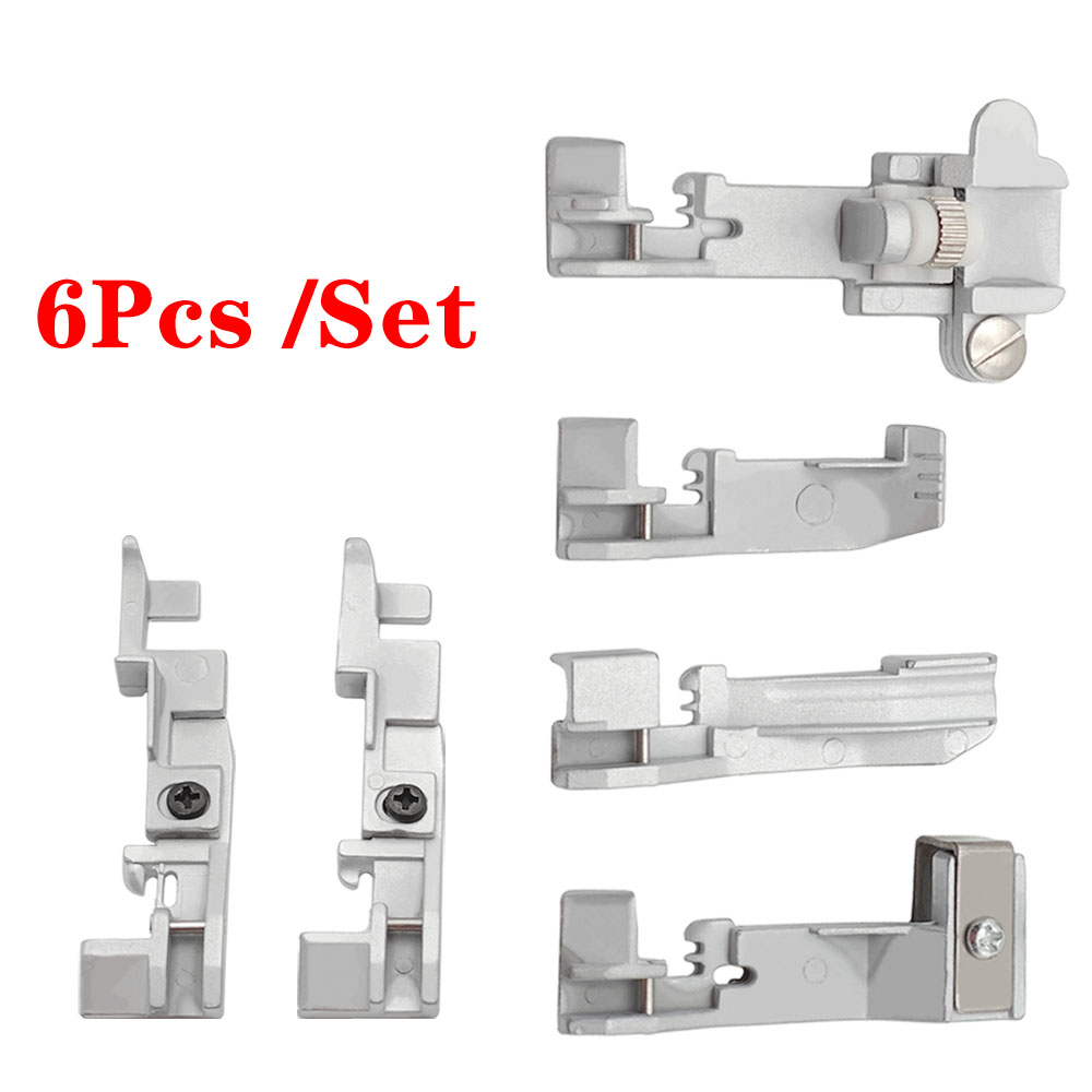 6Pcs/Set Presser Foot For Sing - Sewing Gathering avaliação e preço