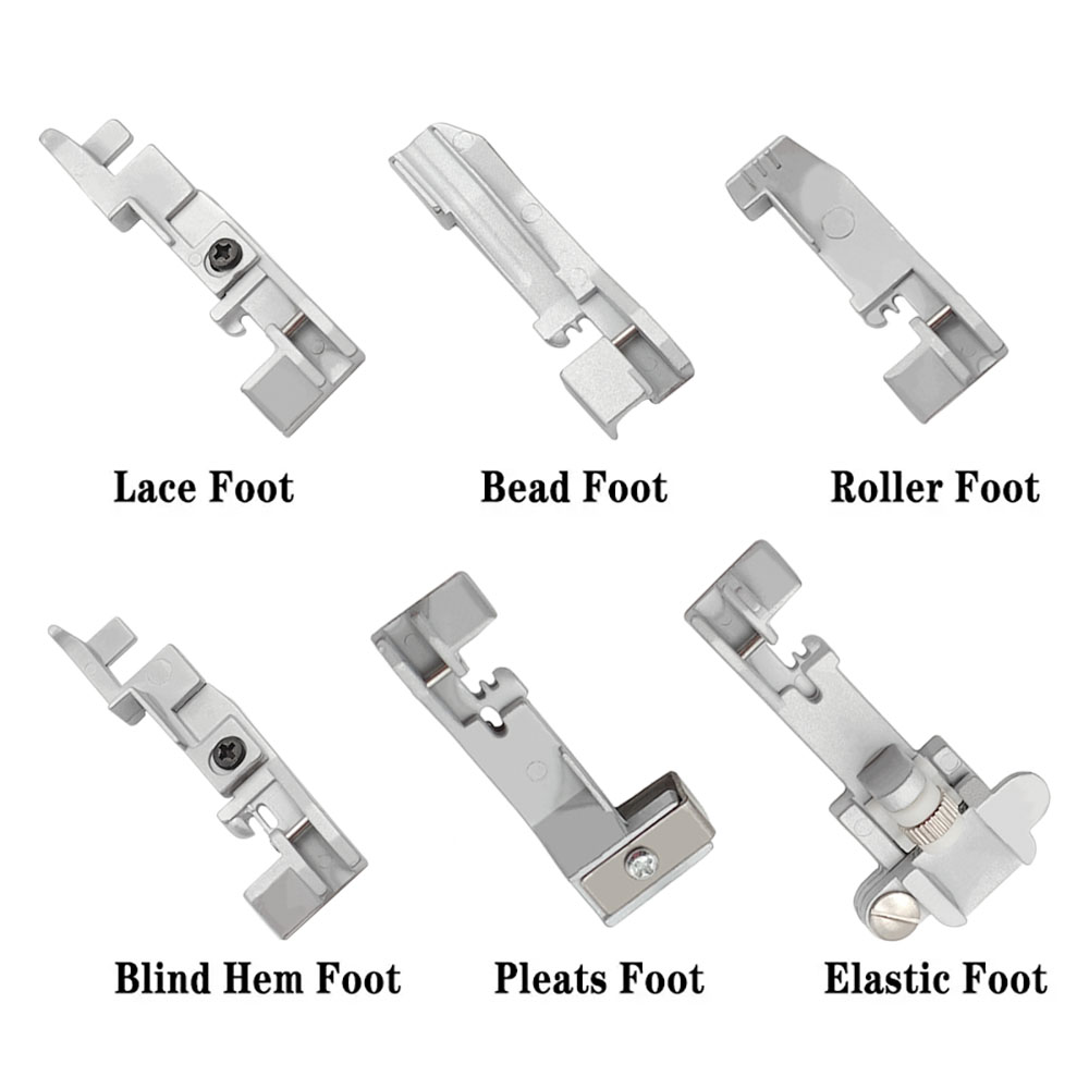 6Pcs/Set Presser Foot For Sing - Sewing Gathering avaliação e preço