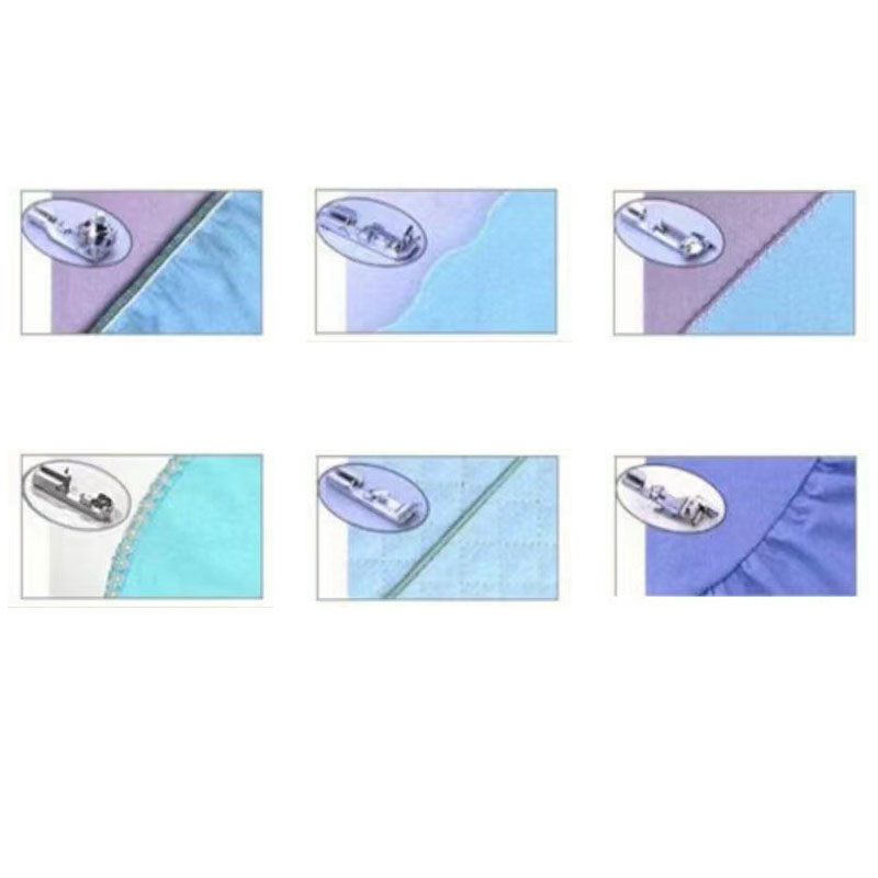6Pcs/Set Presser Foot For Sing - Sewing Gathering avaliação e preço