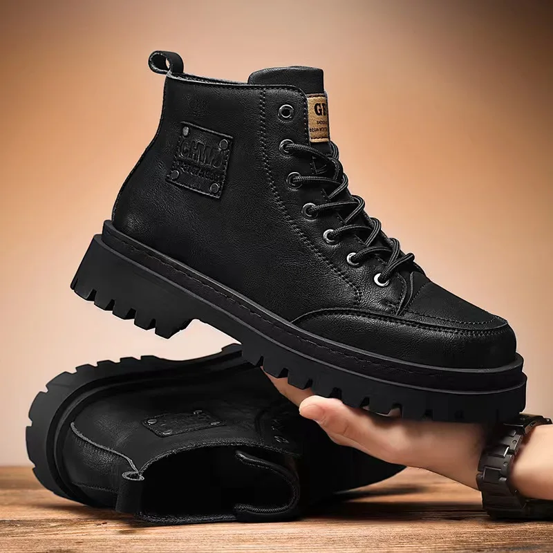 High Quality Men's Boots Platf - Sewing Nylon avaliação e preço