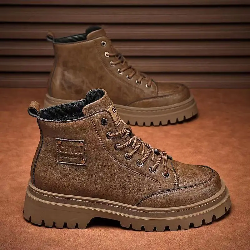 High Quality Men's Boots Platf - Sewing Nylon avaliação e preço