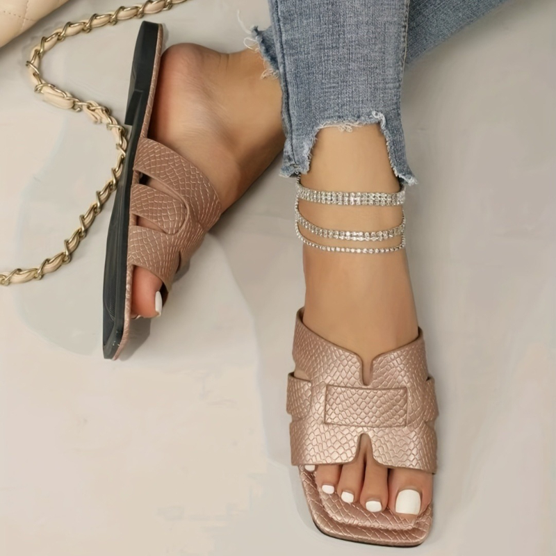 Plus Size Women's Sandals Tren - Sewing Knit avaliação e preço