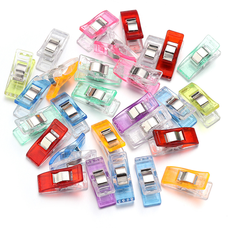 20/40PCS Random Color Clip Pla - Sewing Necessities avaliação e preço