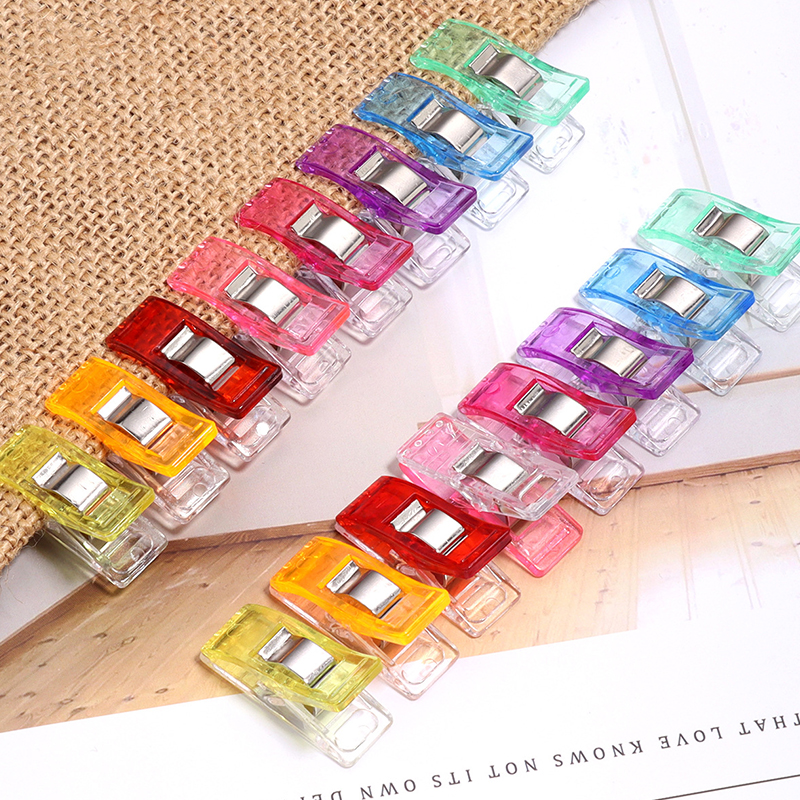 20/40PCS Random Color Clip Pla - Sewing Necessities avaliação e preço