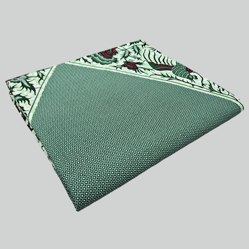 6Yards Long Printed Gray Green - Sewing Batik Fabric avaliação e preço