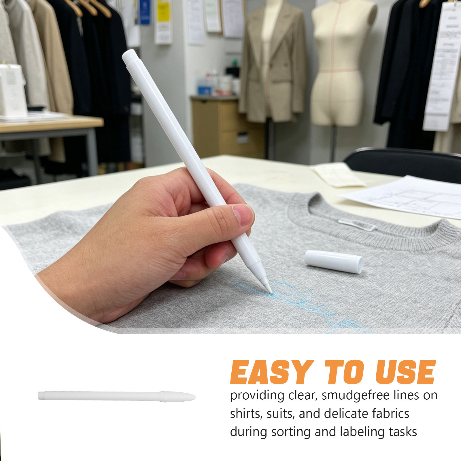 10Pcs Smudge Free Laundry Mark - Sewing Embroidery Fabric avaliação e preço