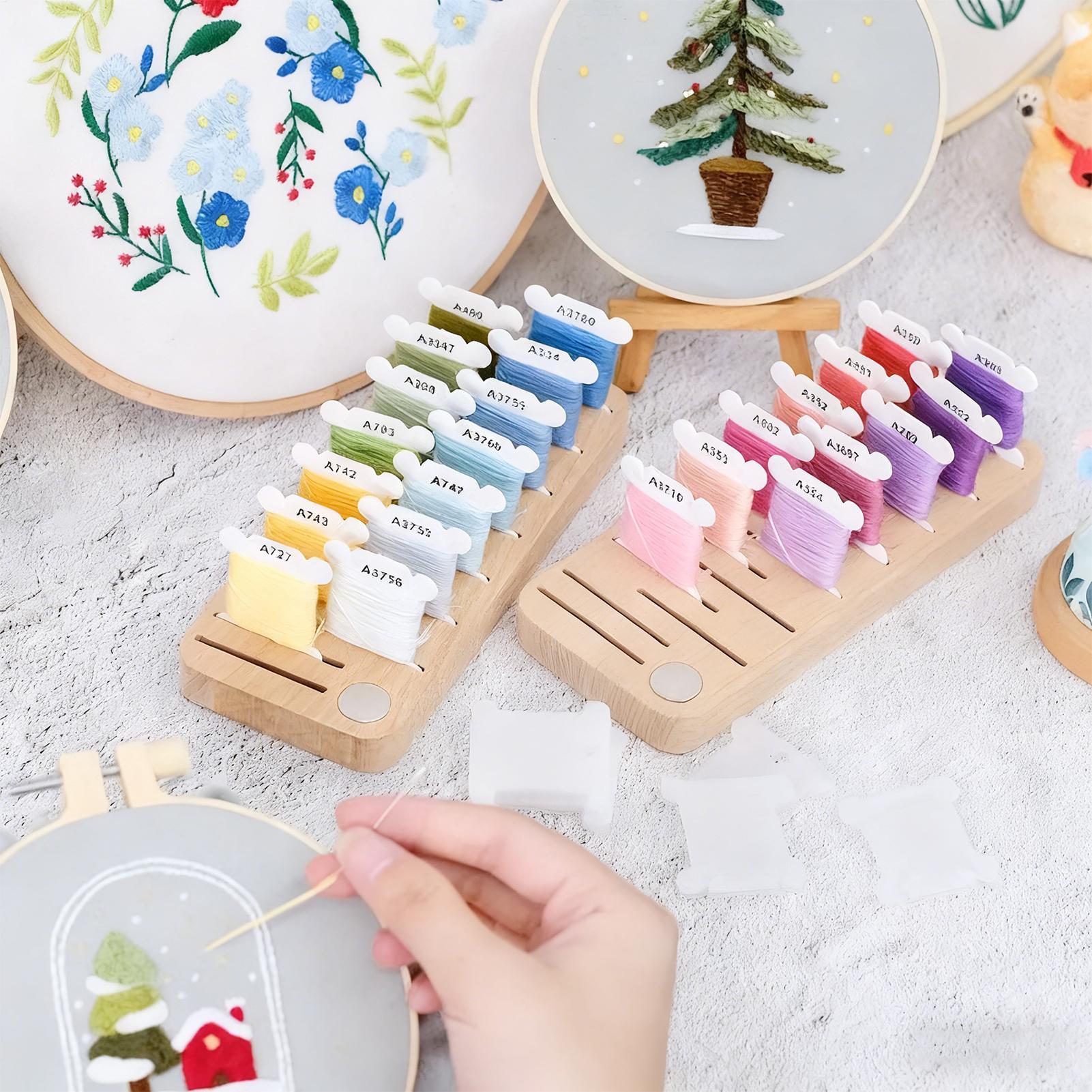 Embroidery Thread Organizer 15 - Embroidery Floss Thread avaliação e preço
