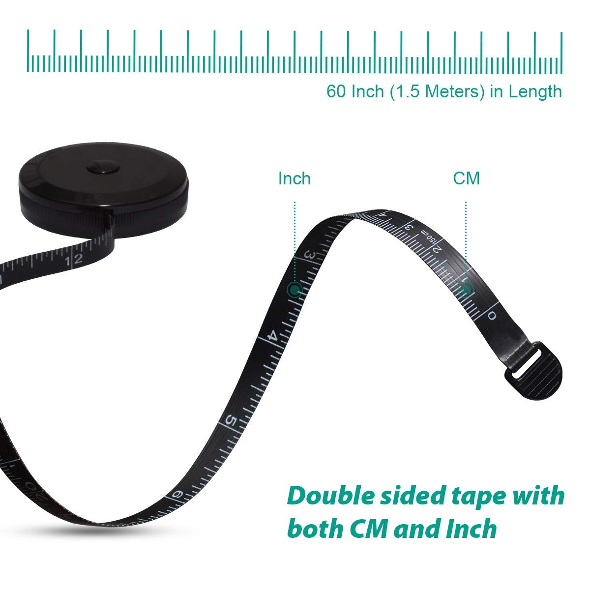 150cm Mini Tape Meter Tape Tai - Sewing Necessities avaliação e preço