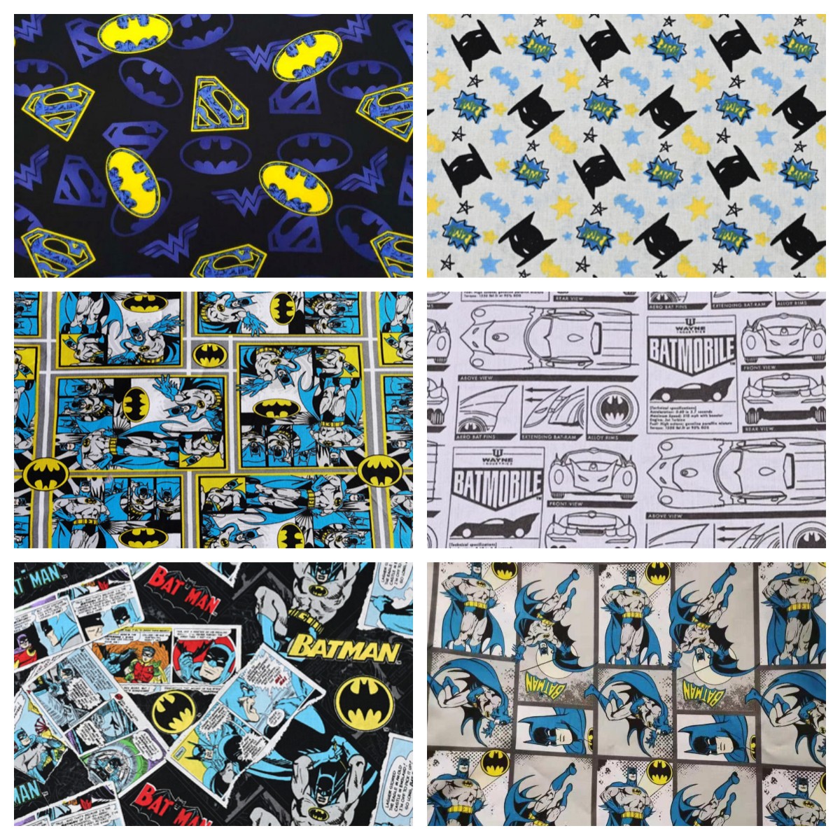 Bandai Batman Anime 100 Cotton - Textile And Sewing Materials avaliação e preço