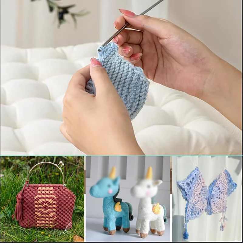 4 Pcs Stainless Steel Crochet  - Sewing By avaliação e preço