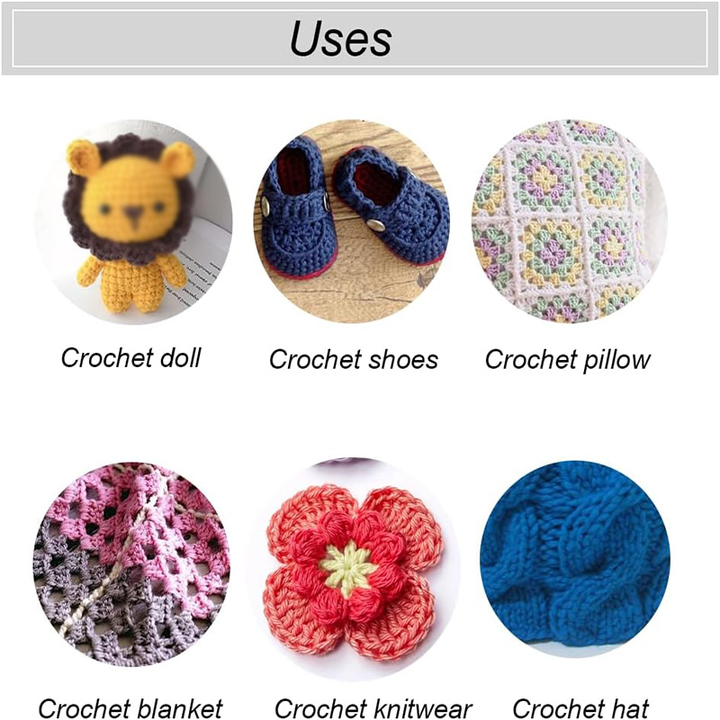 4 Pcs Stainless Steel Crochet  - Sewing By avaliação e preço