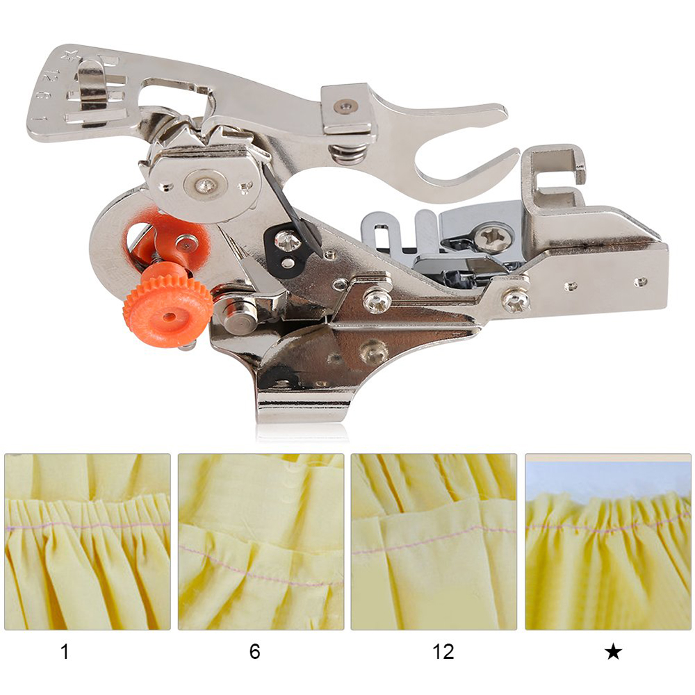 1pcs Ruffler Foot Sewing Machi - Sewing Gathering avaliação e preço