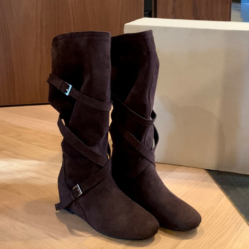 Knight boots women 2026 new Br - Sewing Nylon avaliação e preço