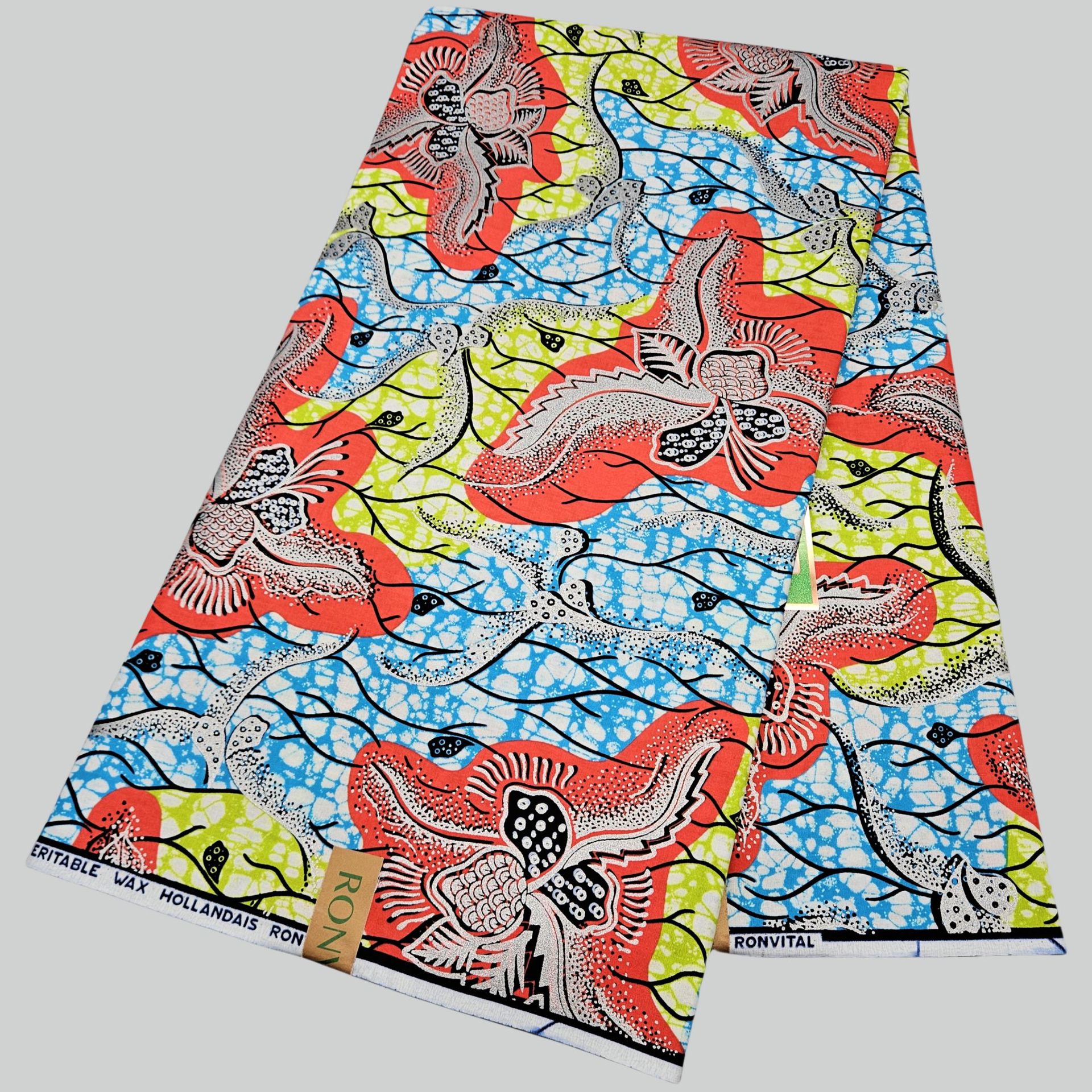 6Yards Long Printed Multicolor - Sewing Batik Fabric avaliação e preço
