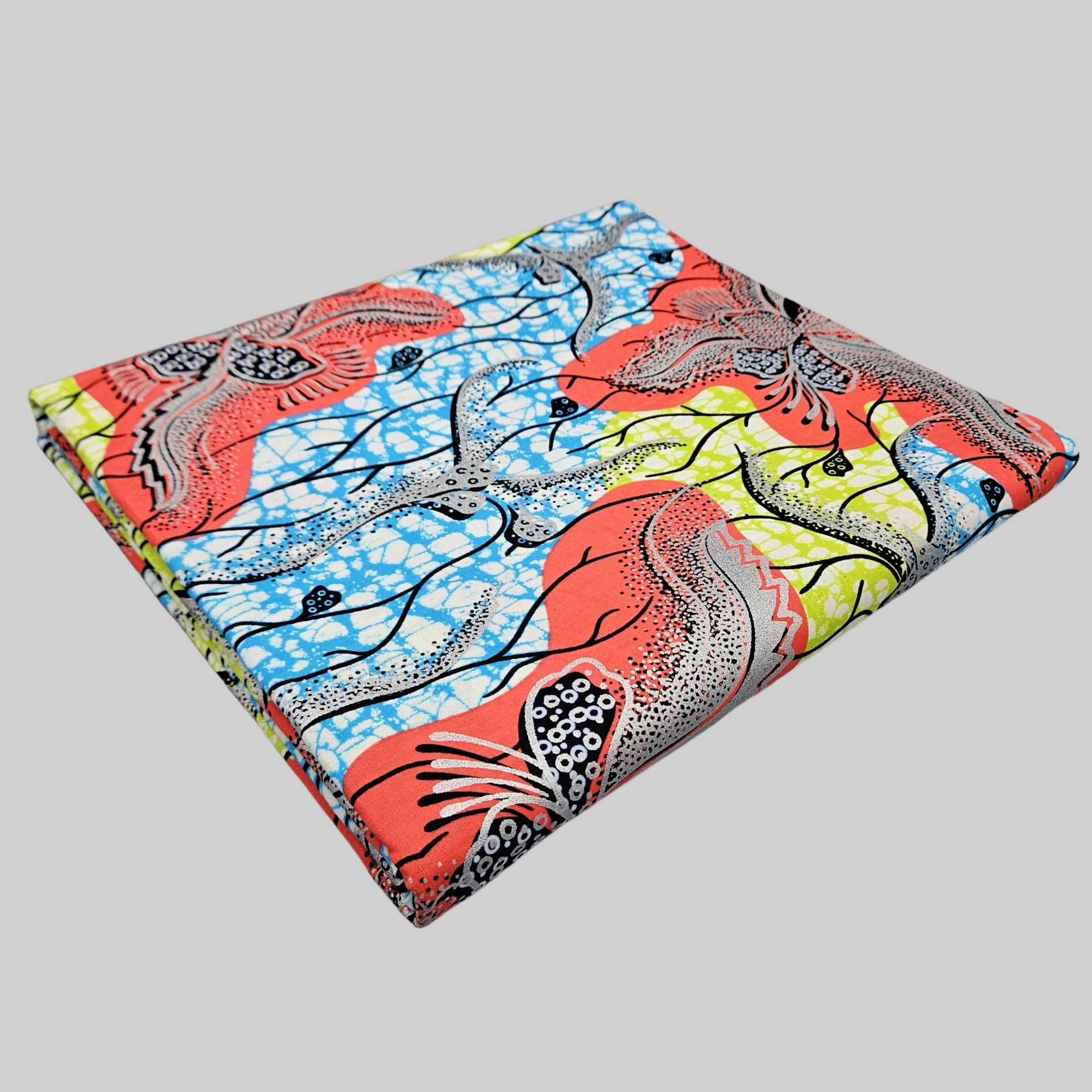 6Yards Long Printed Multicolor - Sewing Batik Fabric avaliação e preço