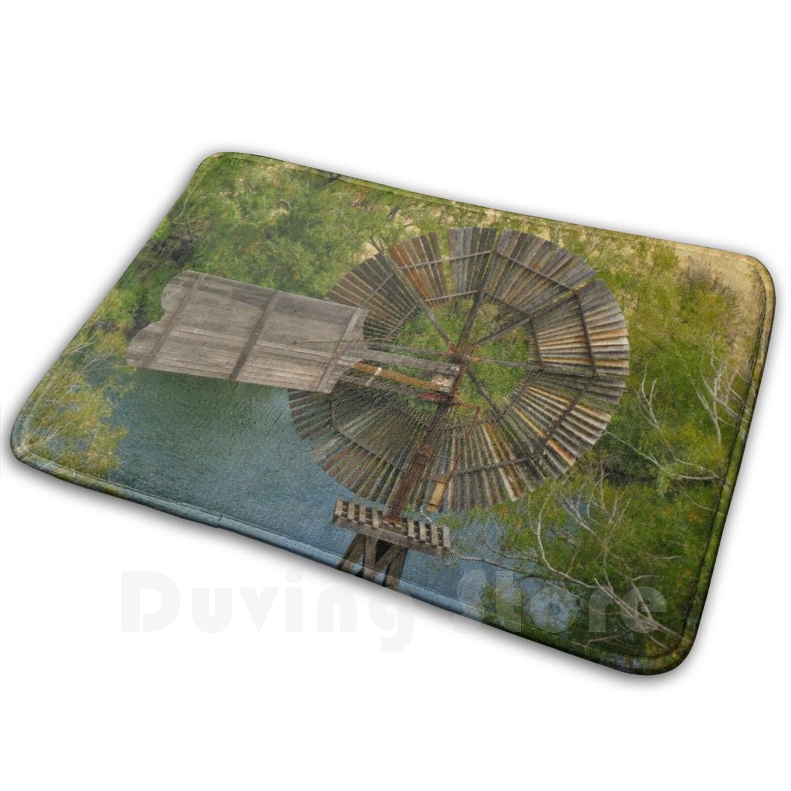 Wooden Windmill Carpet Mat Rug - Century Textile & Sewing Supply Hours avaliação e preço