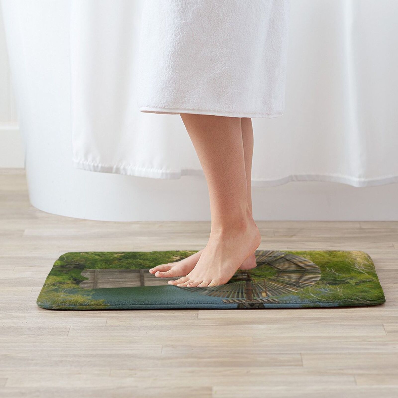 Wooden Windmill Carpet Mat Rug - Century Textile & Sewing Supply Hours avaliação e preço