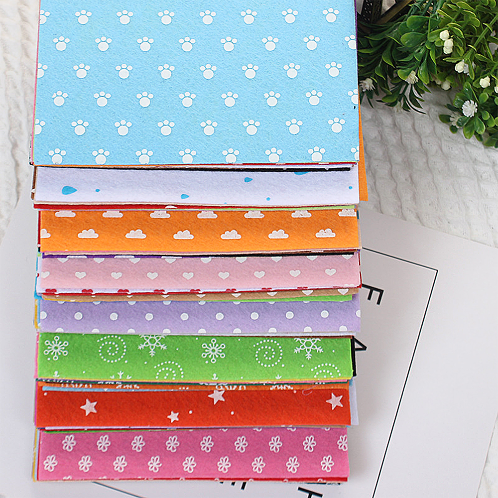 10 PCS 15x15cm 5.9x5.9in Felt  - Textile And Sewing Materials avaliação e preço