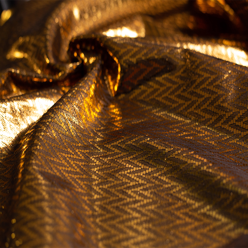 Gold Leather Fabric Diamond Te - Sewing Textile Art avaliação e preço