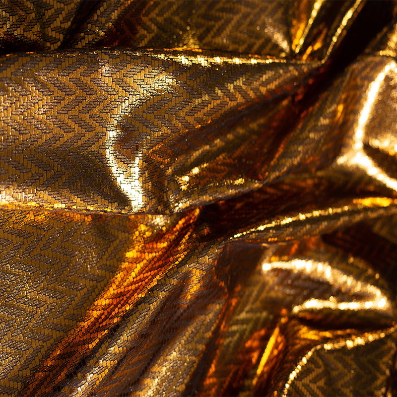 Gold Leather Fabric Diamond Te - Sewing Textile Art avaliação e preço