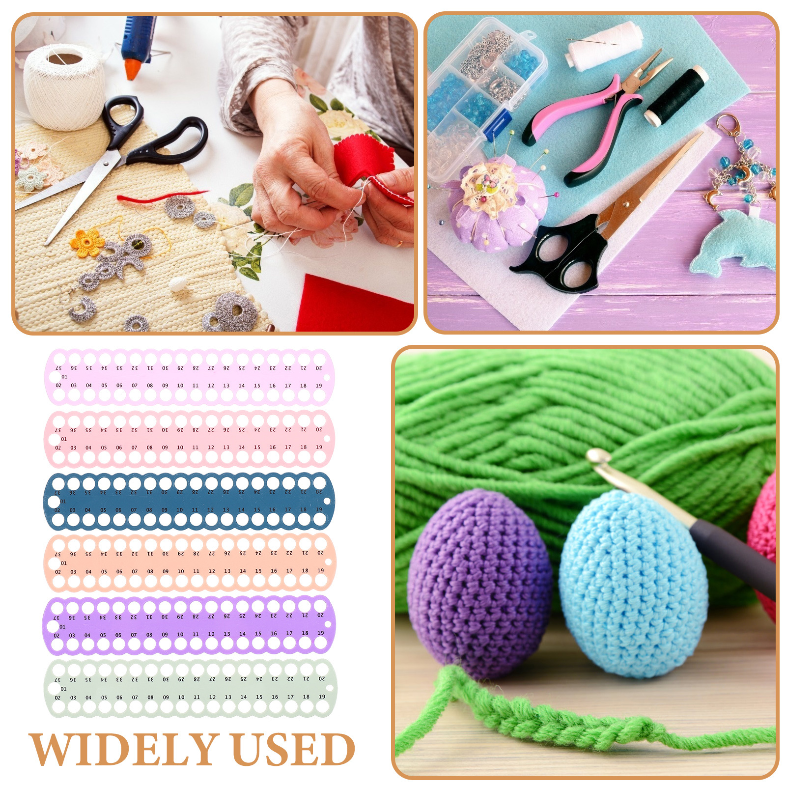 6Pcs Wear-Resistant Thread Hol - Embroidery Floss Thread avaliação e preço