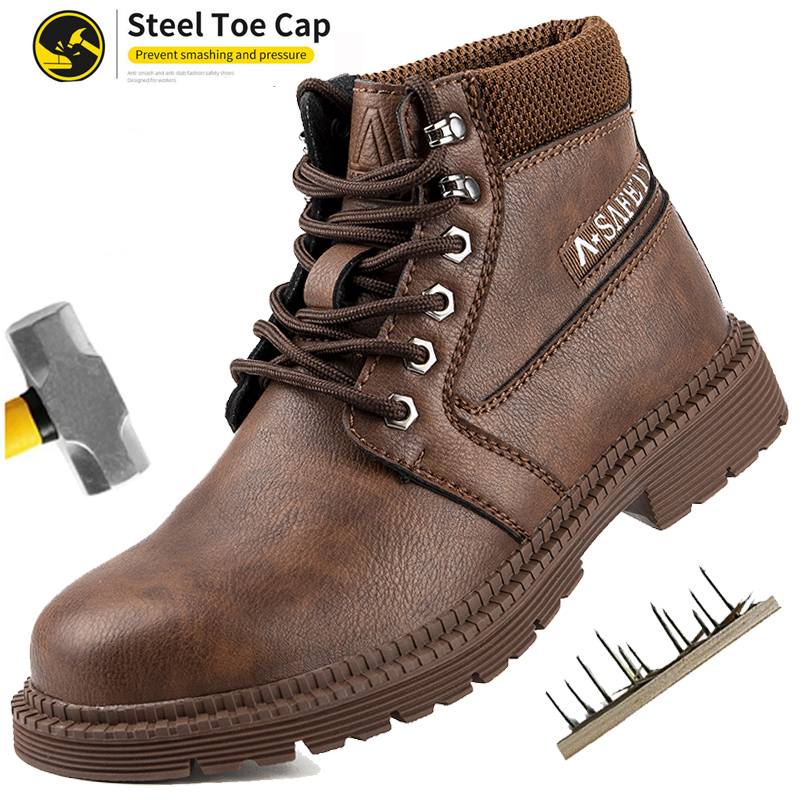 Unisex Safety Shoes Steel Toe  - Sewing Nylon avaliação e preço