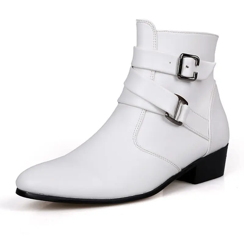 New Men's Boots Leather Chelse - Sewing Nylon avaliação e preço